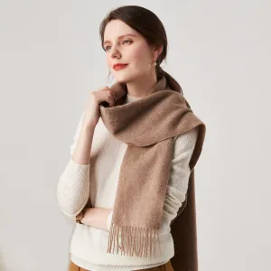 100% Cashmere Plain Scarves