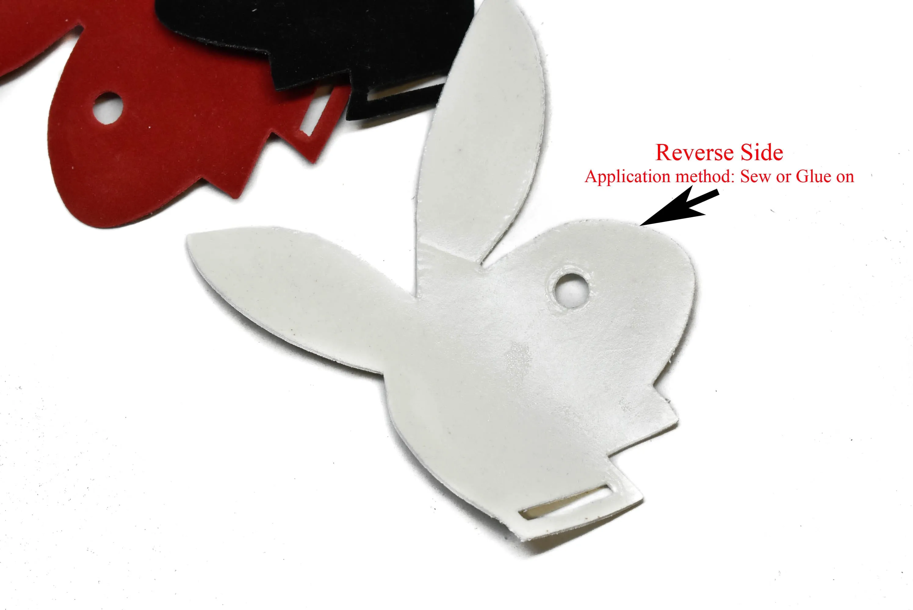 Bunny Applique - Sew-on Bunny Applique 4.75" x 4" - 1 Piece