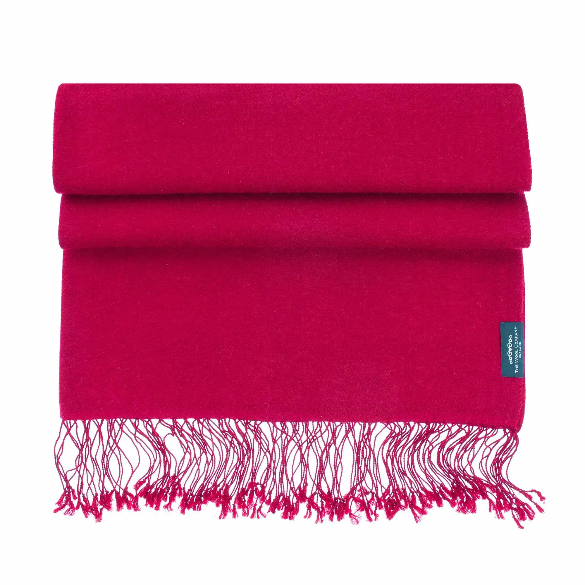 Luxury Pashmina Shawl Real Red