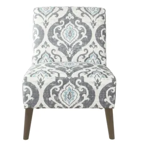 Modern Armless Dining Accent Chair - Suri Blue