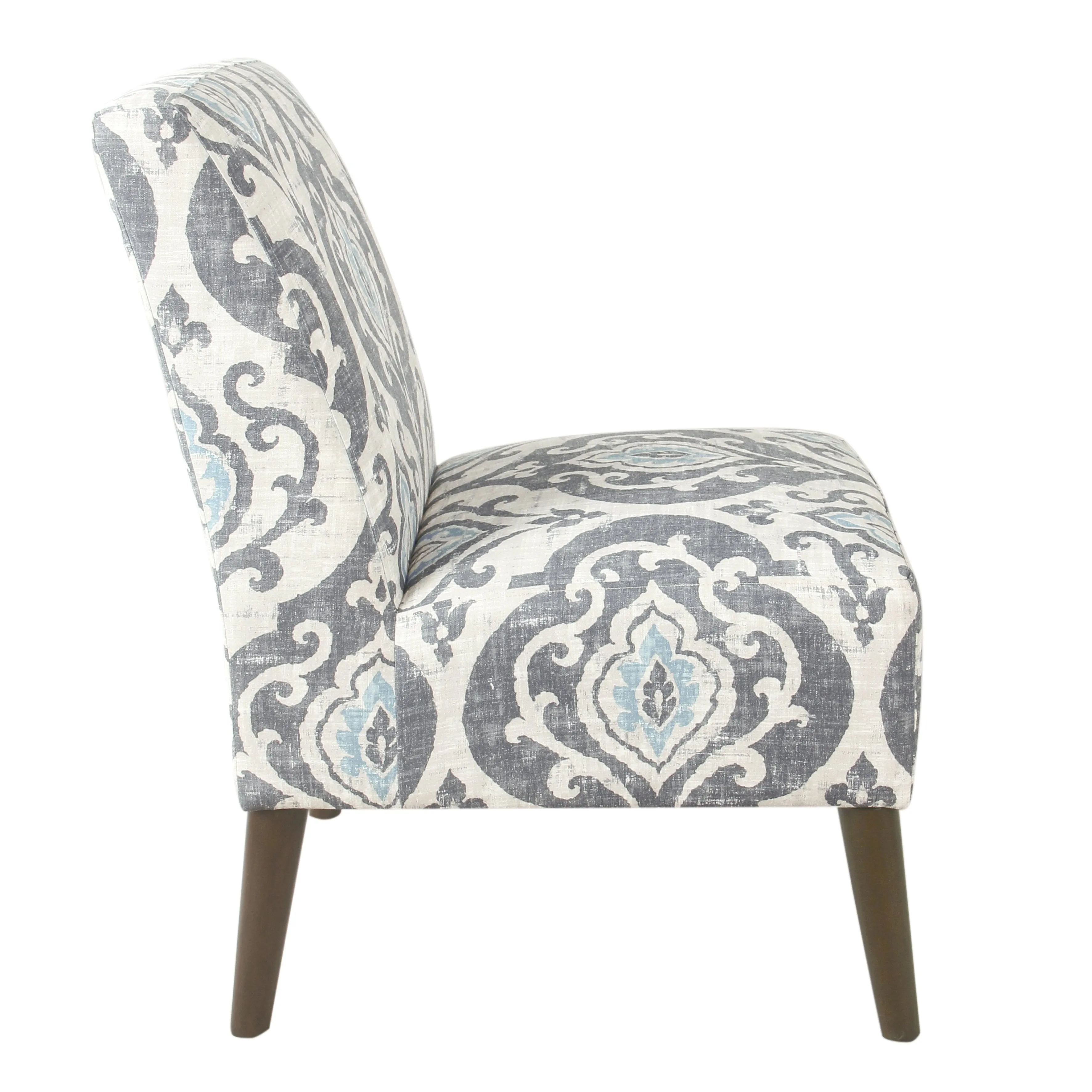 Modern Armless Dining Accent Chair - Suri Blue