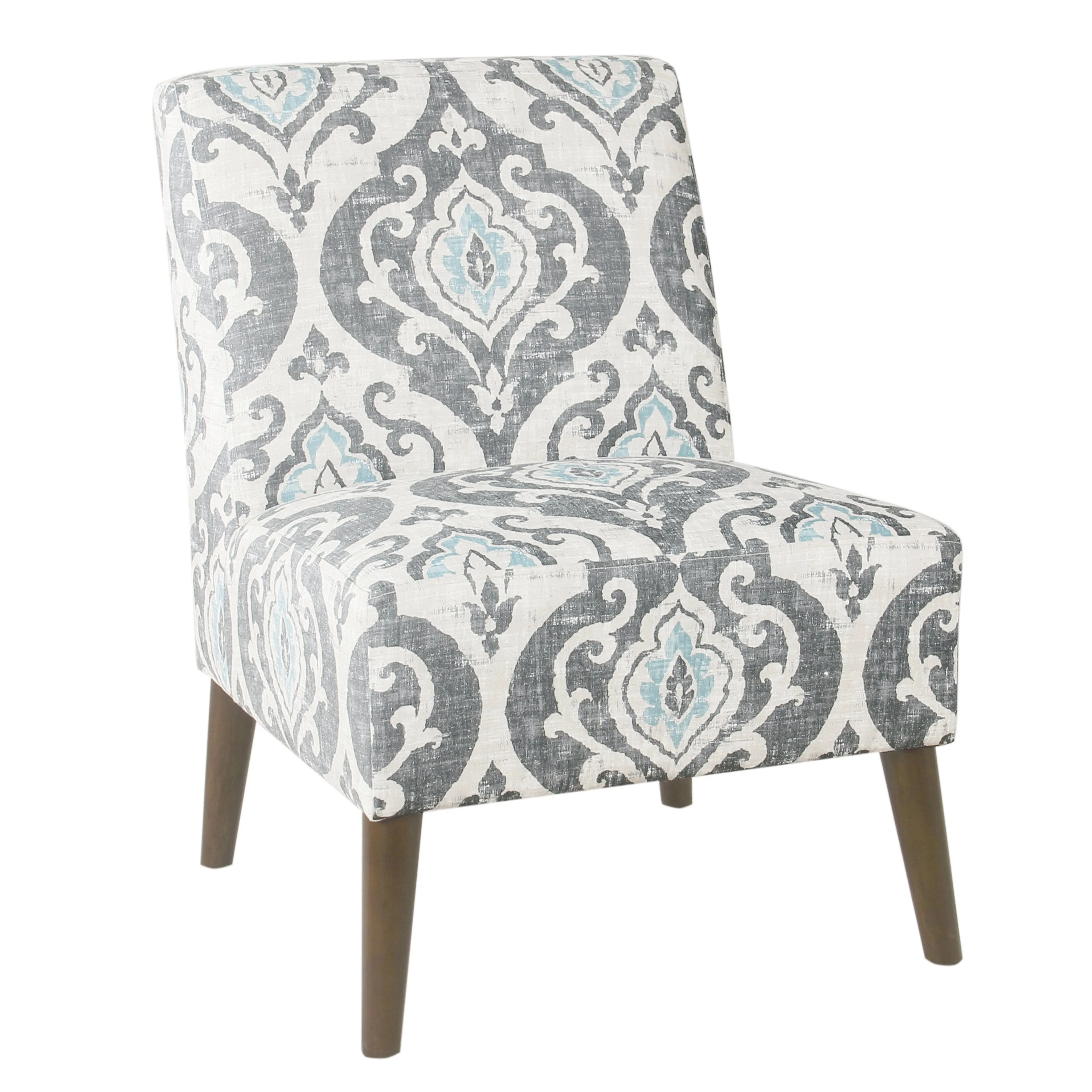 Modern Armless Dining Accent Chair - Suri Blue