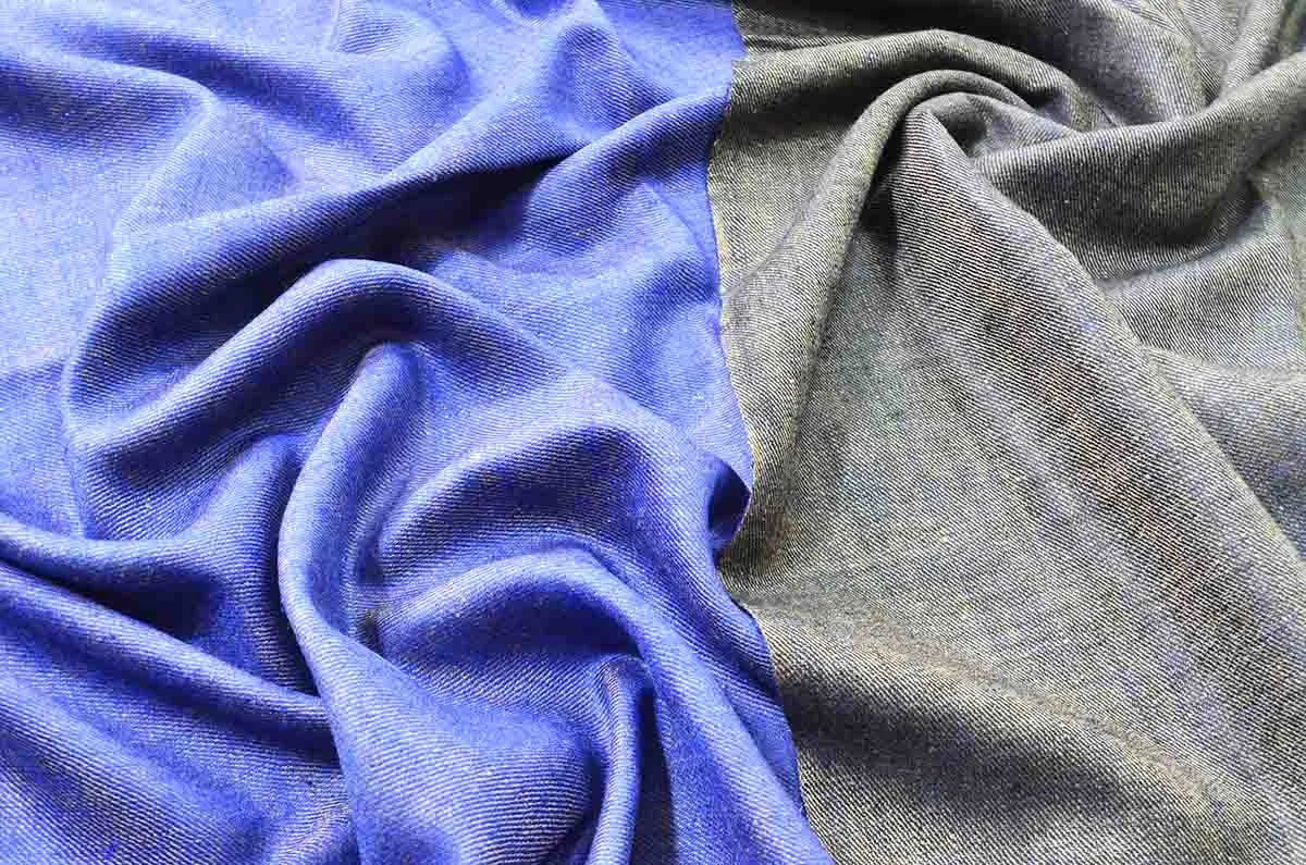 plain reversible shawl - 4998