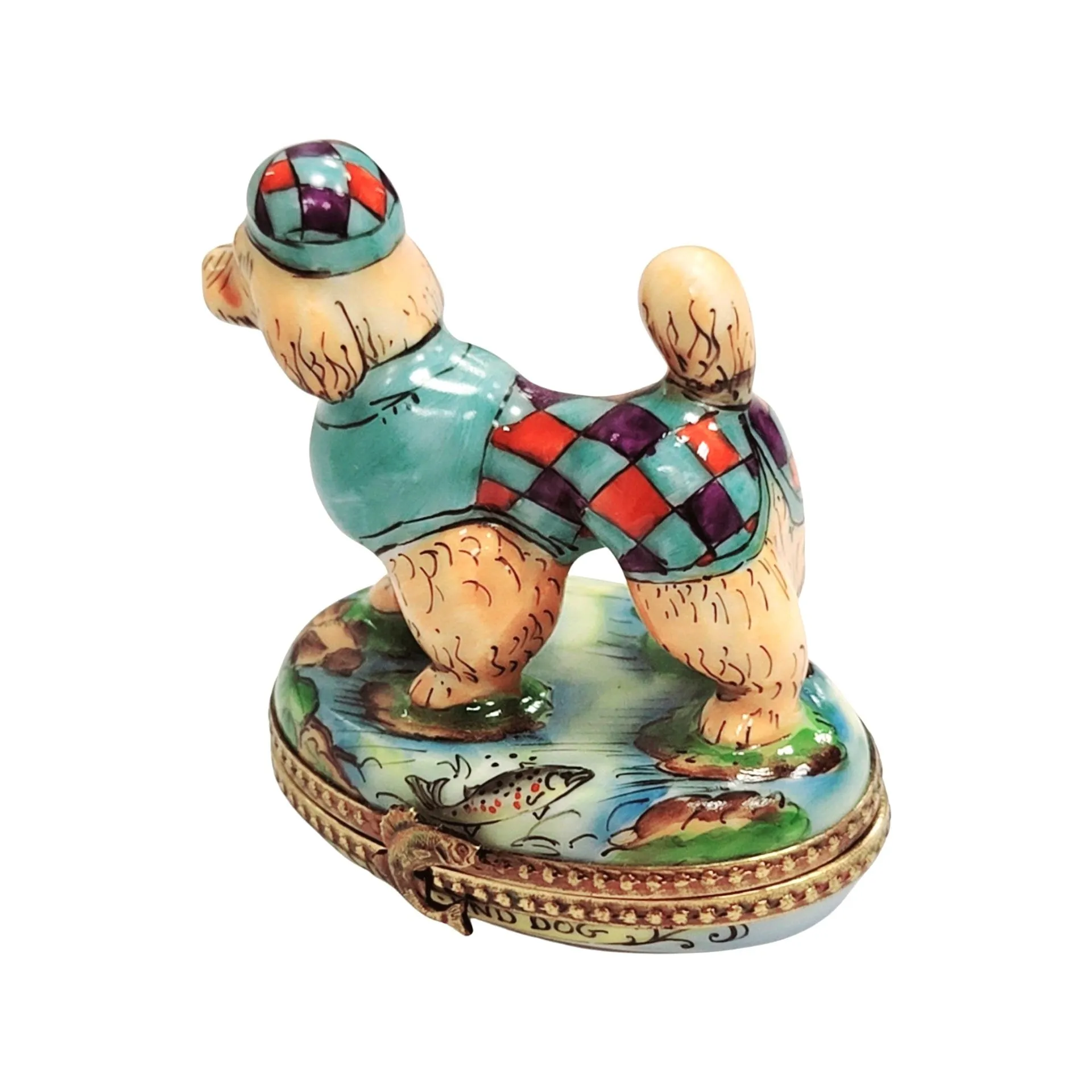 Poodle in Plaid