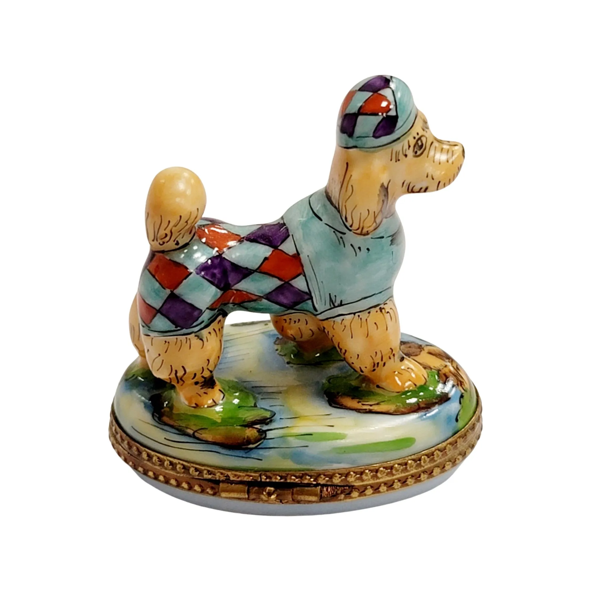 Poodle in Plaid