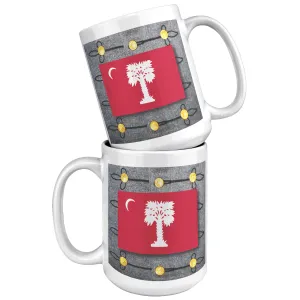 The Citadel, Big Red with Full Dress background 15oz Mug